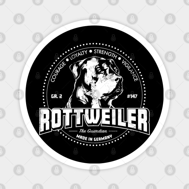 Rottweiler Magnet by Black Tee Inc